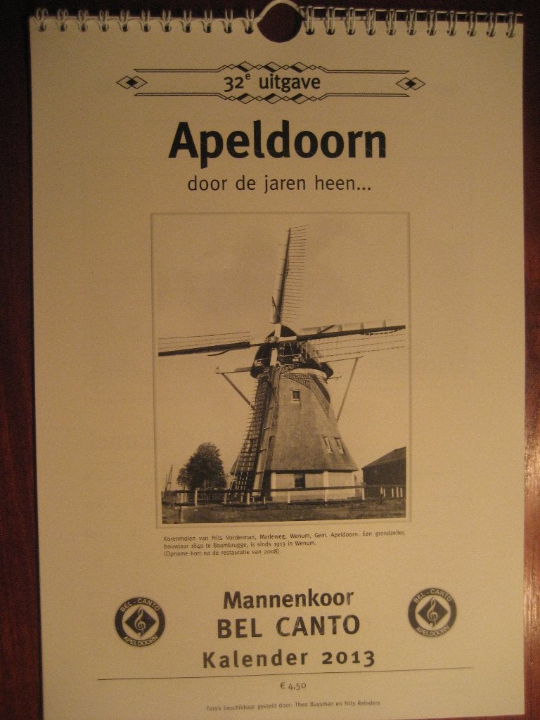 Kalender oud-Apeldoorn (2013), Ophalen of Verzenden, Maandkalender, Nieuw
