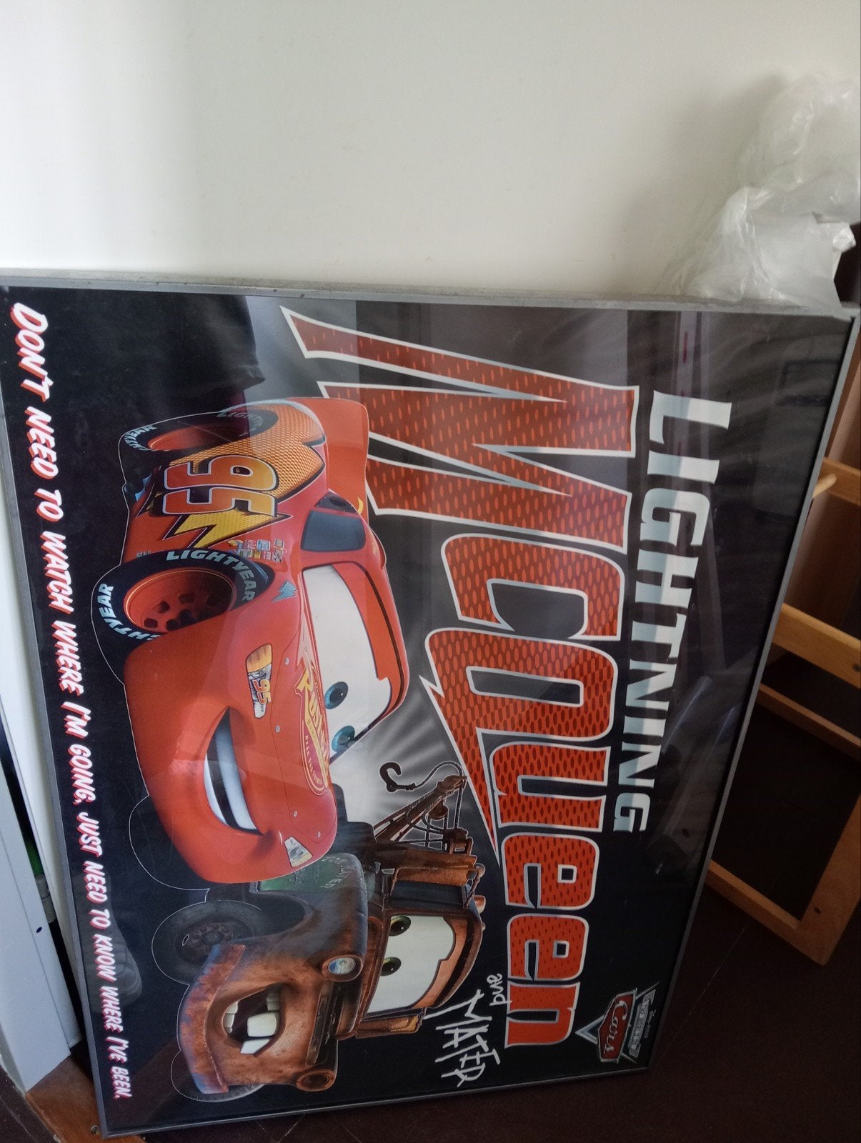 Ingelijste cars poster, Ophalen, Wanddecoratie