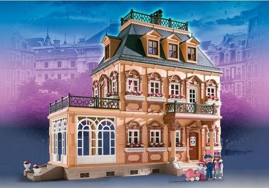 Playmobiel oud herenhuis, Gebouw, Complete set, Zo goed als nieuw, Family fun