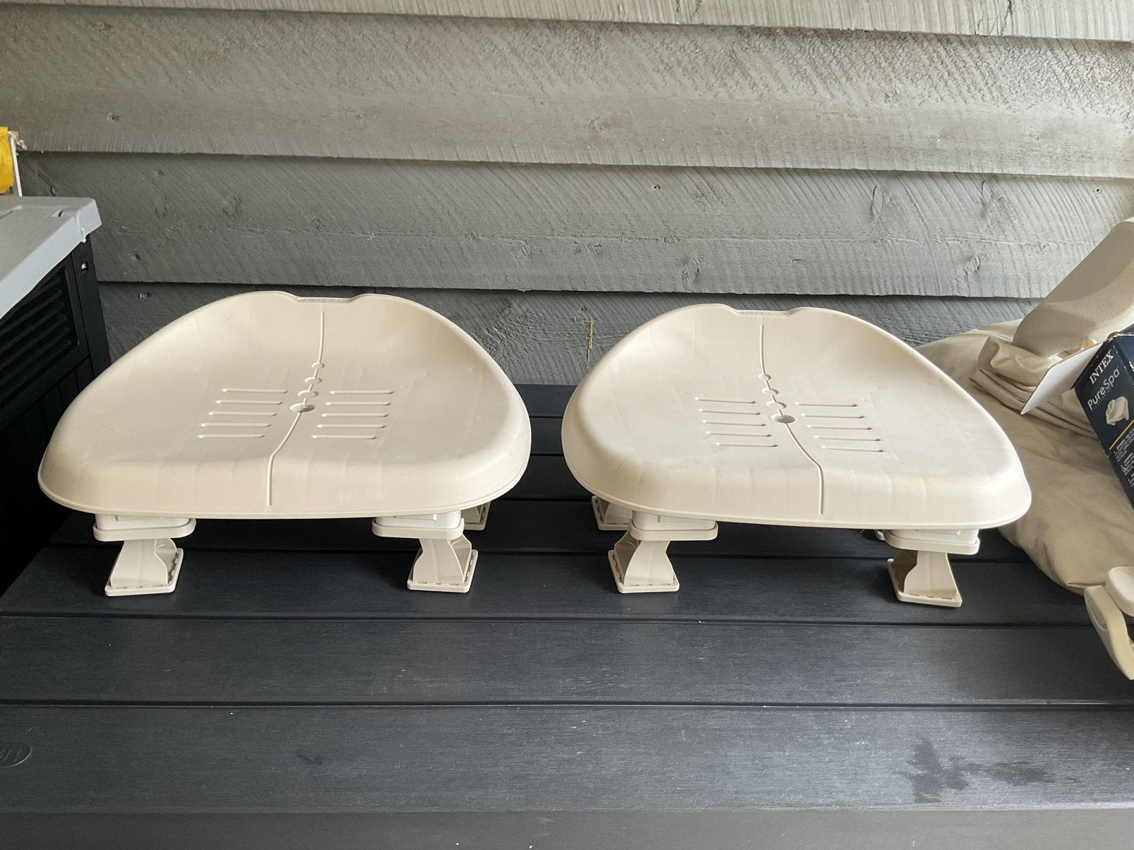 Intex pure spa 2 stuks verstelbare zitjes zgan, Verzenden, Zo goed als nieuw, Overige typen