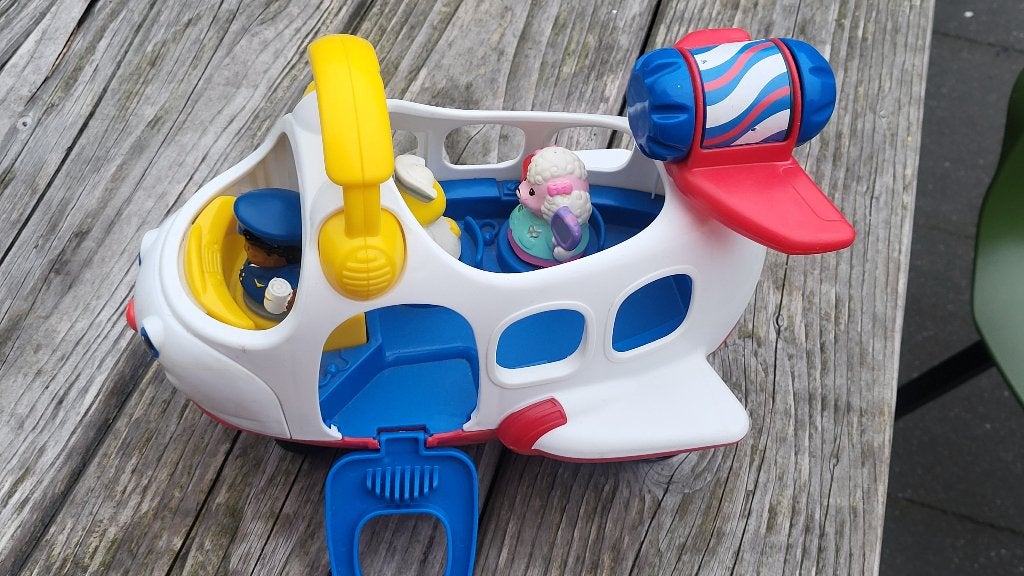 Little people vliegtuig, Kinderen en Baby's, Ophalen, Gebruikt, Auto of Voertuig, Met geluid