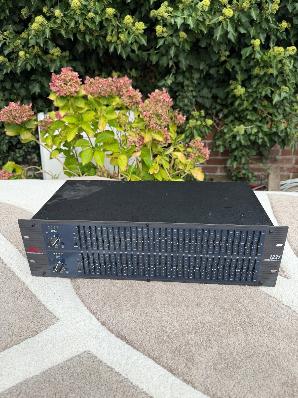 DBX 1231 Grafische Equalizer - Professionele Audio, Ophalen of Verzenden, Gebruikt, Audio
