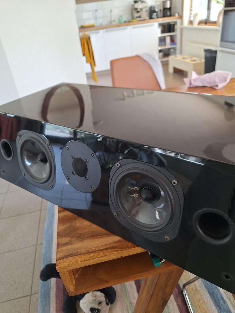 Usher S-525 center speaker, Gebruikt, 60 tot 120 watt, Front, Rear of Stereo speakers, Ophalen