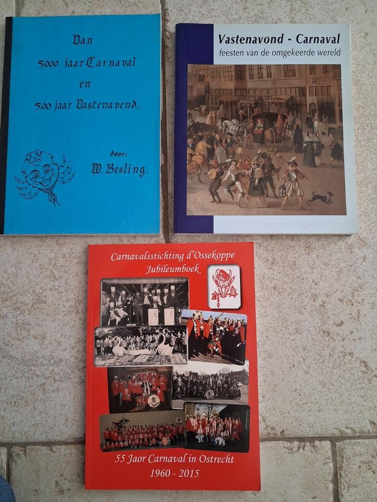 Carnaval Boeken Collectie: 3 Unieke Uitgaven, Ophalen of Verzenden, Gelezen, W. Besling e.a.
