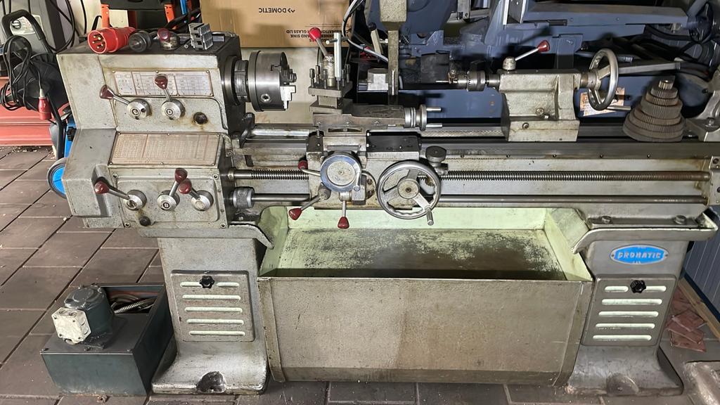 Gromatic Draaibank, Doe-het-zelf en Verbouw, Ophalen, Gebruikt, Metaaldraaibank, 500 tot 1000 mm