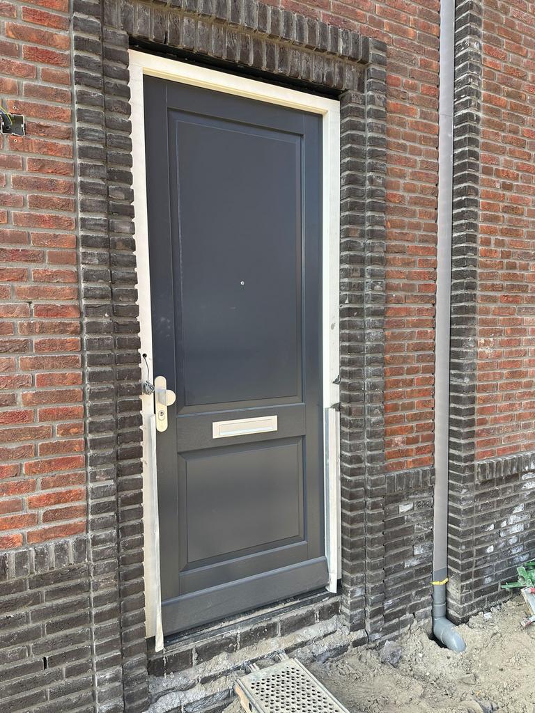Suselbeek hardhouten voordeur SEV2 grafietgrijs, Doe-het-zelf en Verbouw, Deuren en Horren, Ophalen, 80 tot 100 cm, 215 cm of meer