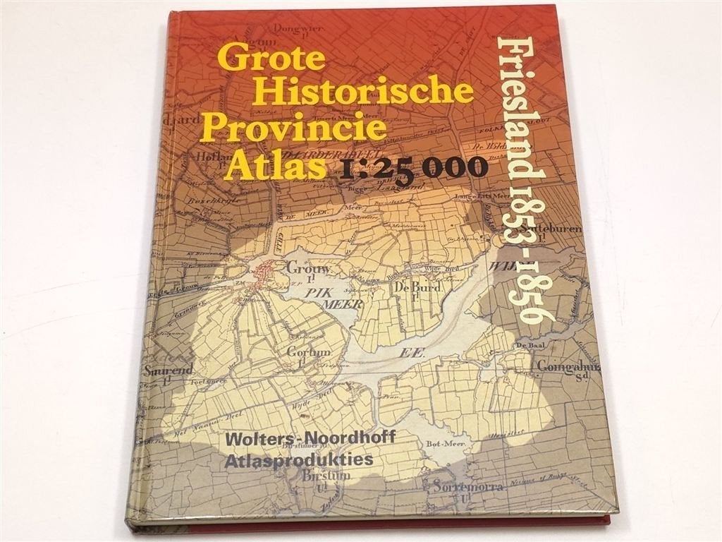 Friesland 1853-1856 — Historische Provincieatlas 1:25.000, Gelezen, Ophalen of Verzenden, Landkaart, 1800 tot 2000