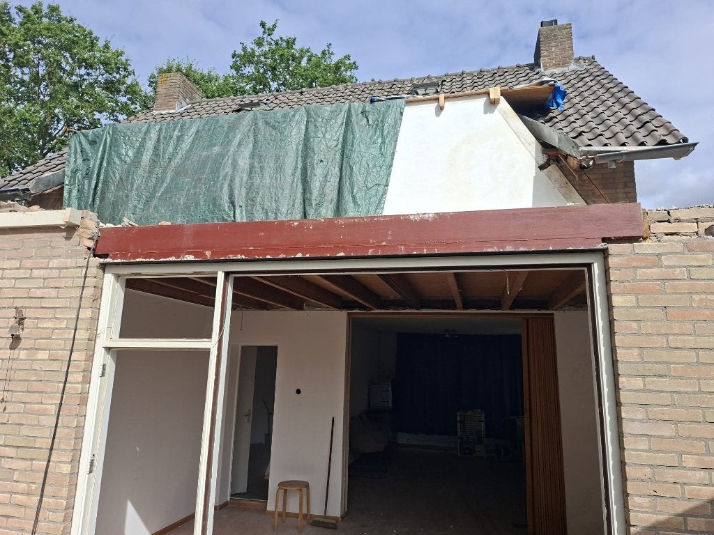 Stalen geveldrager/latei voor kozijn 2950mm - Gemenied, Doe-het-zelf en Verbouw, Metalen, Ophalen, Gebruikt, IJzer