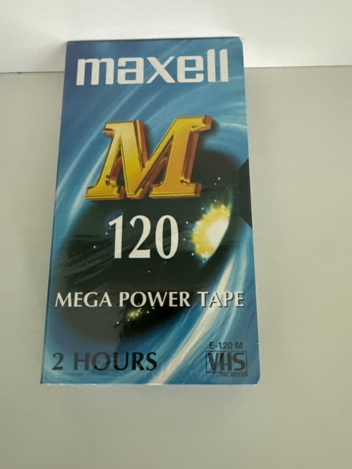 Maxell M 120 Mega Power Tape VHS - Nieuw in verpakking, Ophalen of Verzenden, Nieuw in verpakking, VHS