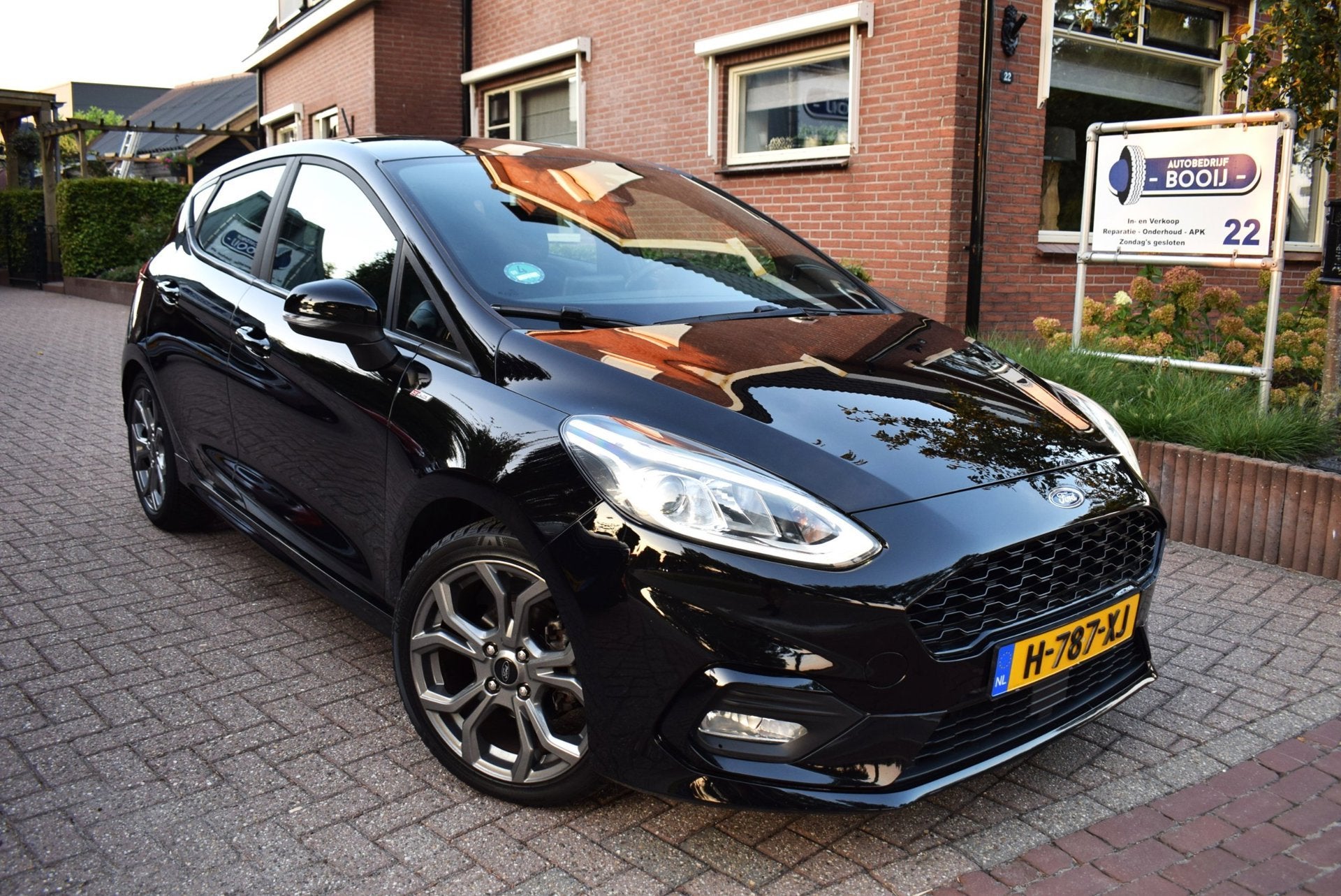 Ford Fiesta 1.0 EcoBoost Titanium ST-LINE AIRCO-ECC/NAVI/CRU, Auto's, Ford, Voorwielaandrijving, Stof, Gebruikt, 1064 kg