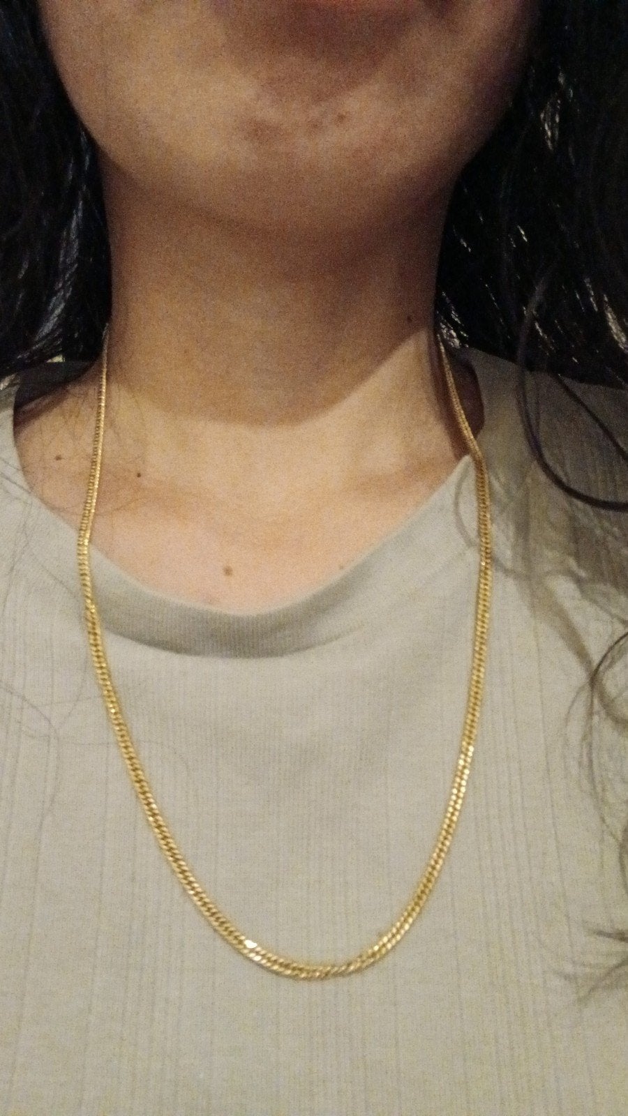 18k pure authentic gold necklace 1350€, Ophalen of Verzenden, Zo goed als nieuw, Goud, Goud