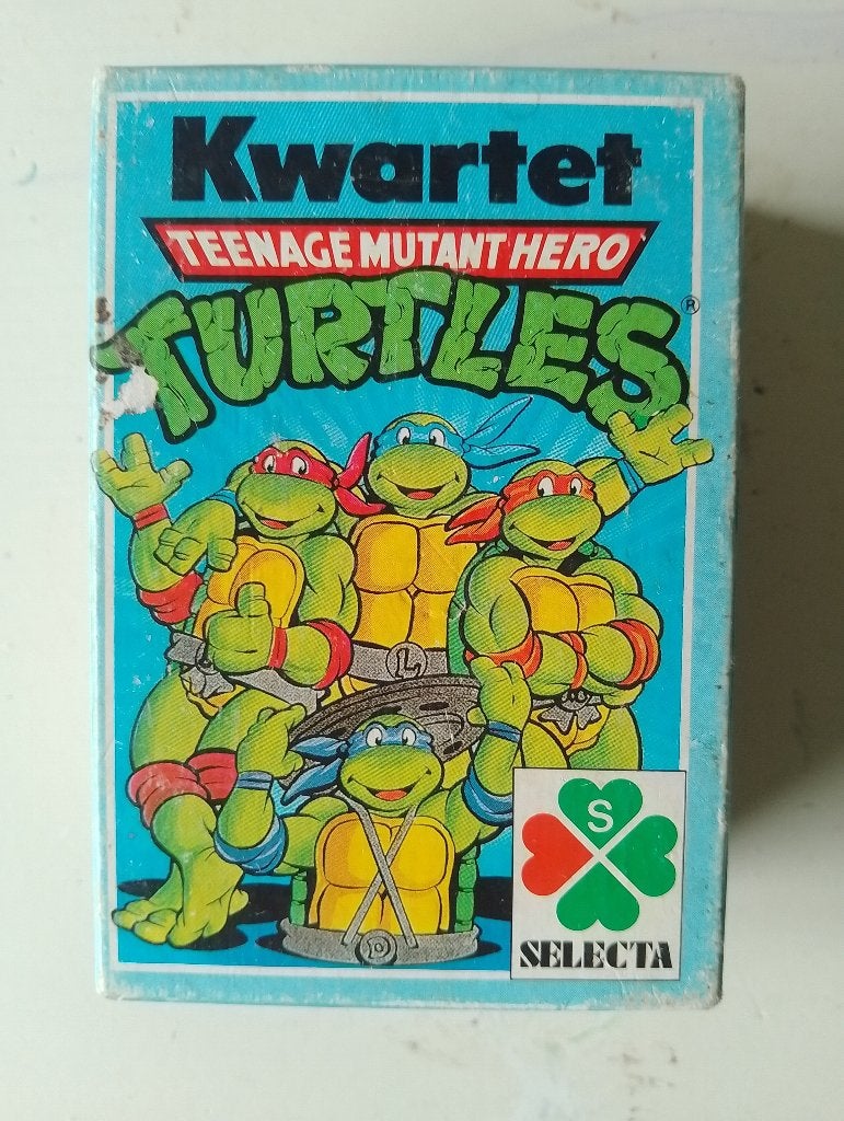Kwartet Teenage Mutant Hero Turtles Selecta 1990 Compleet, Ophalen of Verzenden, Gebruikt, Kwartet(ten)
