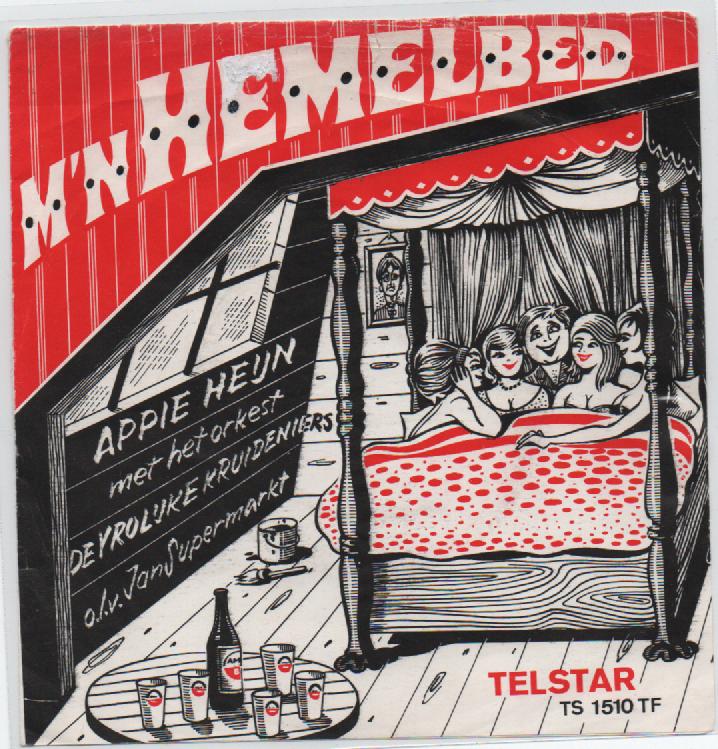 Appie Heijn- M'n Hemelbed Telstar, Verzenden, Gebruikt, 7 inch, Levenslied of Smartlap