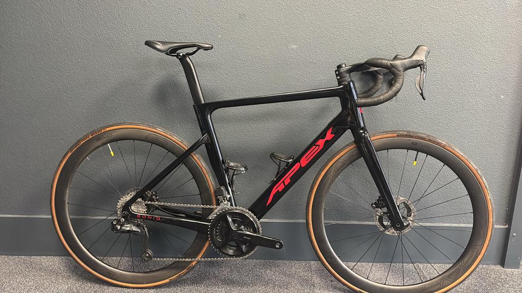 APEX Racefiets Soniq- Zwart met Rode Details, Overige merken, 28 inch, Carbon, Heren