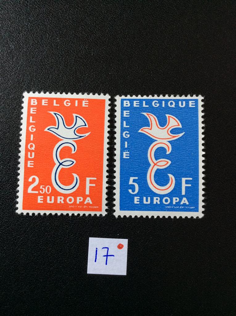 Belgie postzegels 1958 pfr Mi 1117 /18, Ophalen of Verzenden, Postfris