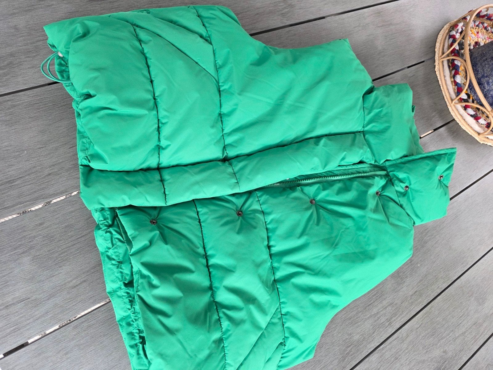 groene bodywarmer mt 44, Kleding | Dames, Ophalen of Verzenden, Zo goed als nieuw, Maat 42/44 (L), Groen