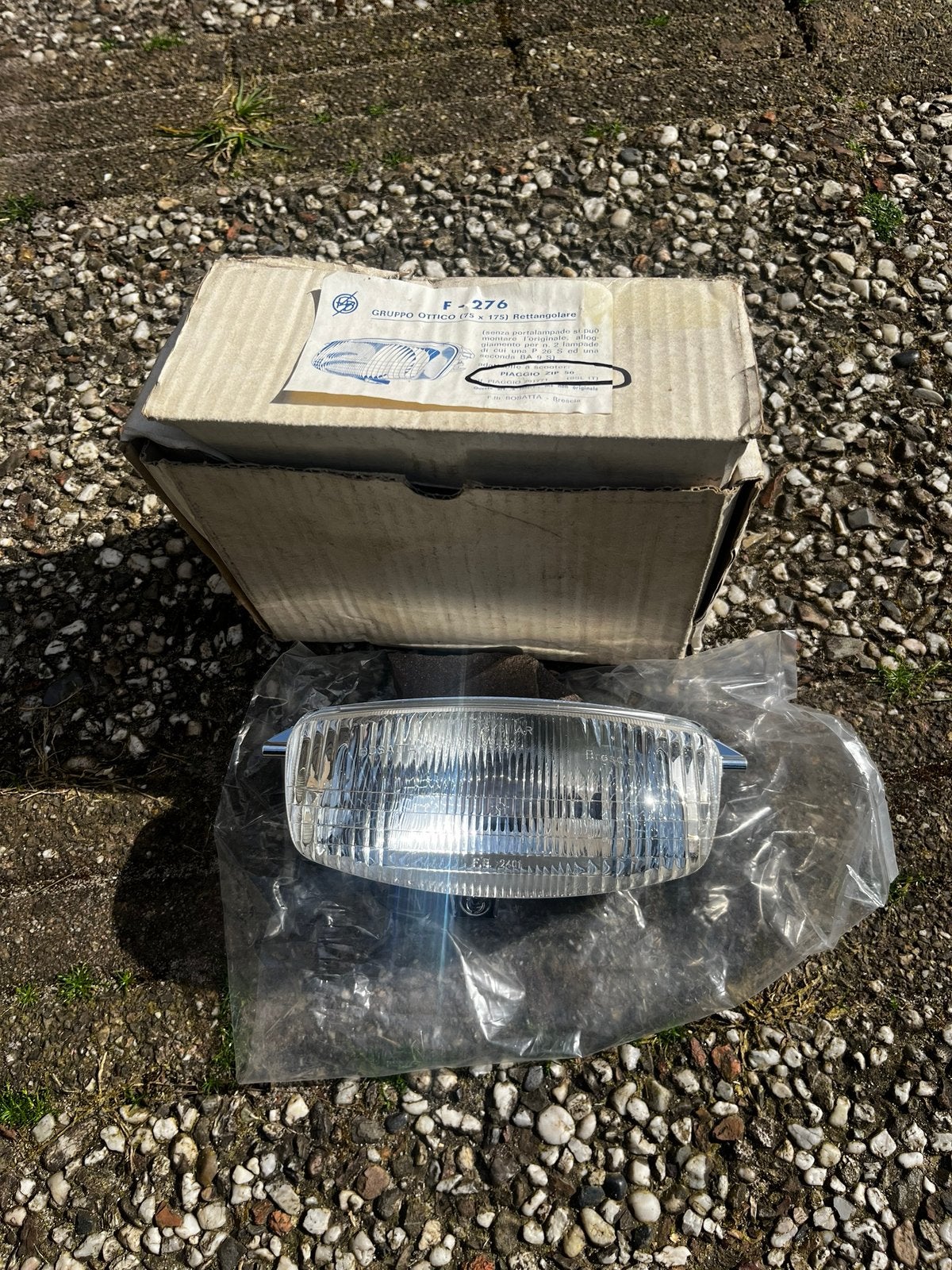 Piaggio zip type 123 koplamp nos nieuw, Ophalen of Verzenden, Nieuw, Koplamp