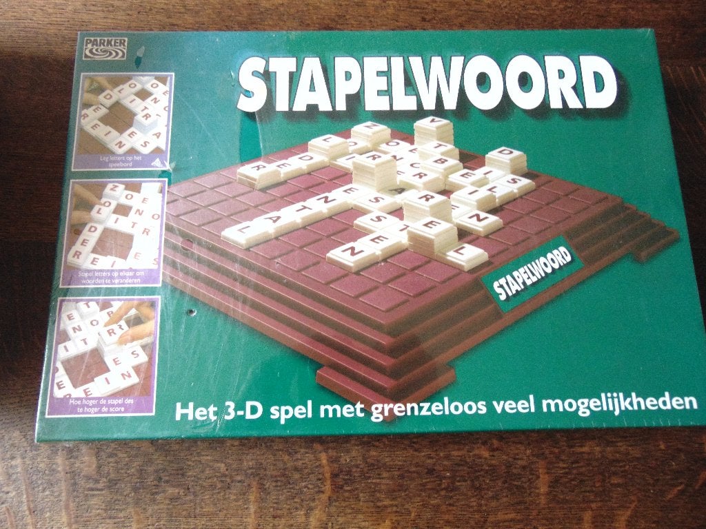 Stapelwoord Nieuw in de Verpakking spel van Parker, Een of twee spelers, Ophalen of Verzenden, Nieuw, Parker