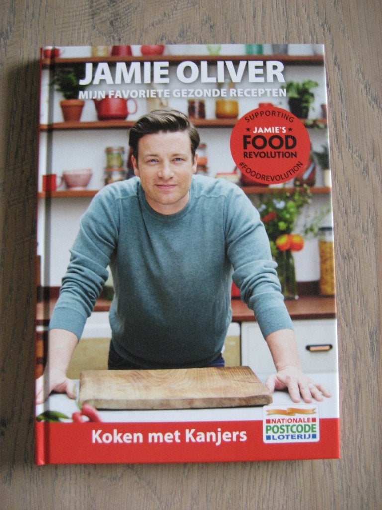 Jamie Oliver koken met kanjers Mijn favoriete gezonde recept, Ophalen of Verzenden, Nieuw, Jamie Oliver, Overige gebieden