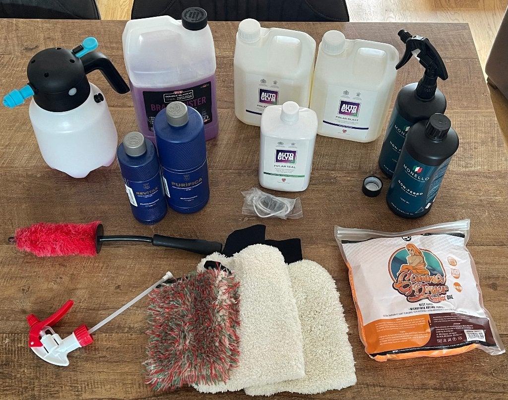 Mooie detailing set (Autoglym, Monello, P&S Brake Buster), Ophalen