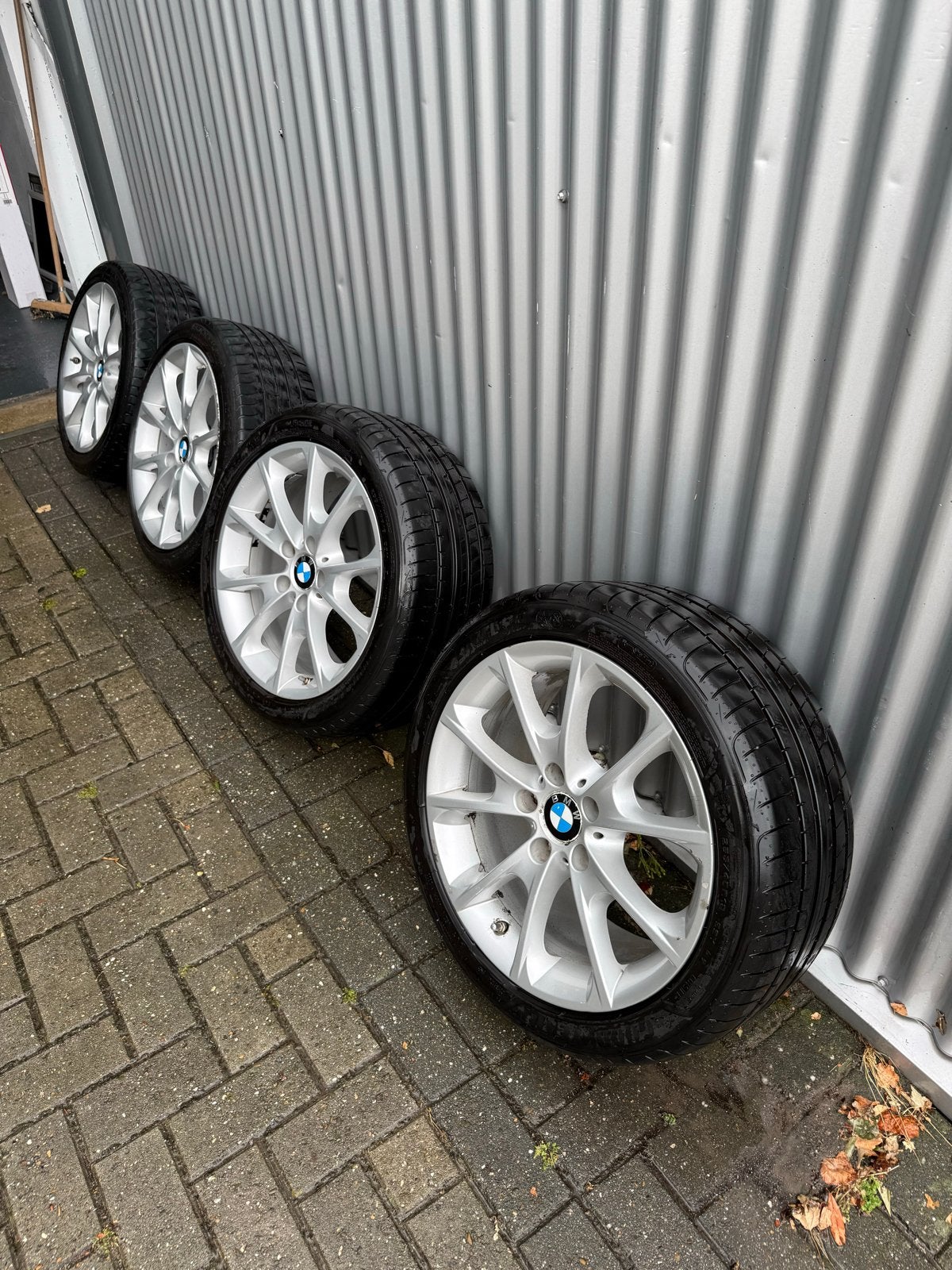 Originele BMW breedset 18” met Bridgestone Runflat banden, Auto-onderdelen, Banden en Velgen, Ophalen, 18 inch, Gebruikt, 255 mm