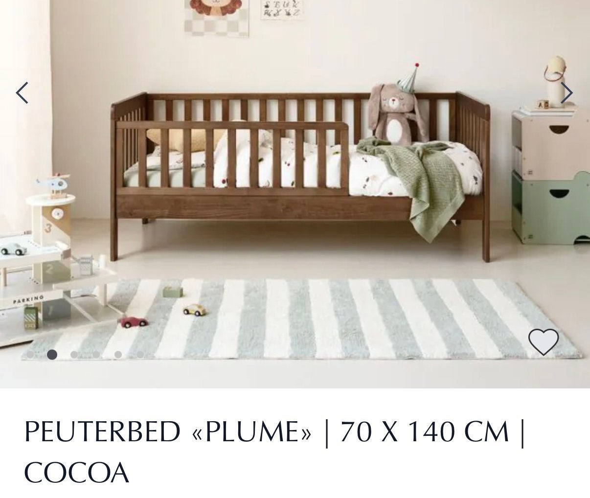 Peuterbed, Ophalen, Nieuw, 70 tot 85 cm, 140 tot 160 cm