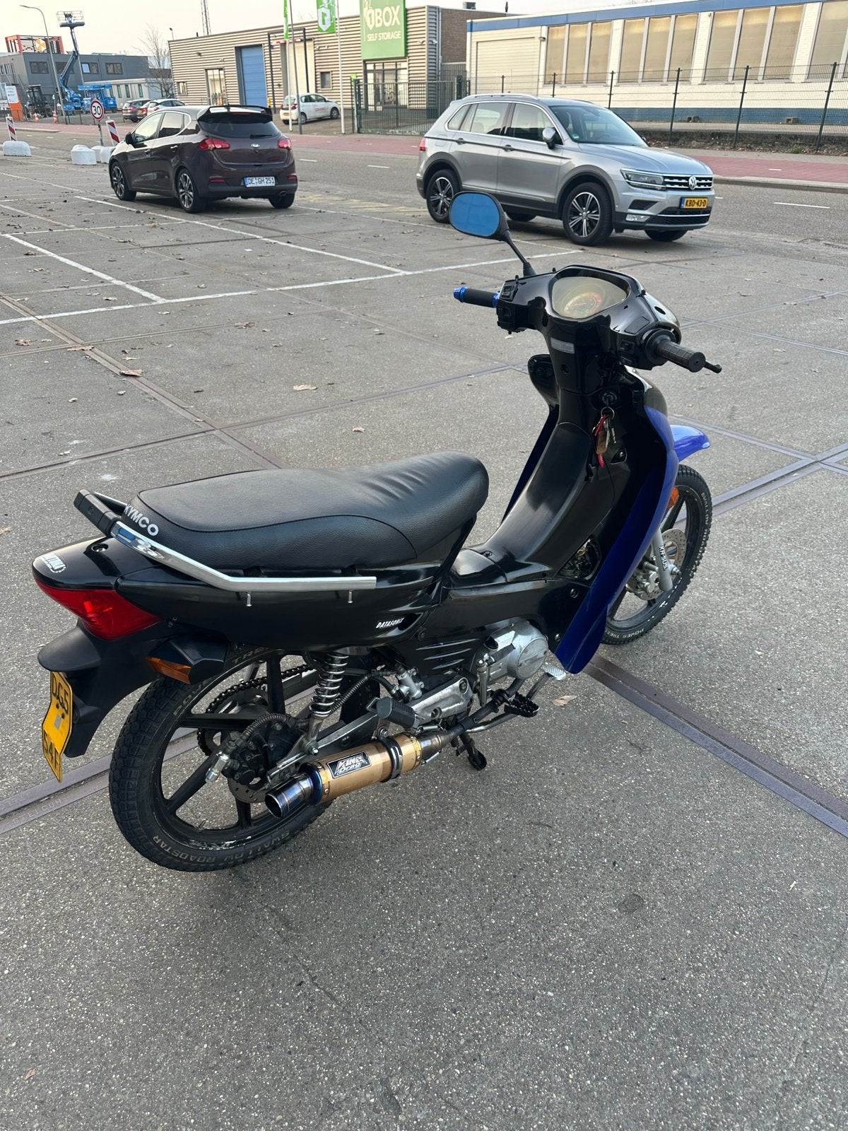 Kymco Activ - Blauw/Zwart, Fietsen en Brommers, Ophalen, Gebruikt, Overige modellen, Maximaal 45 km/u