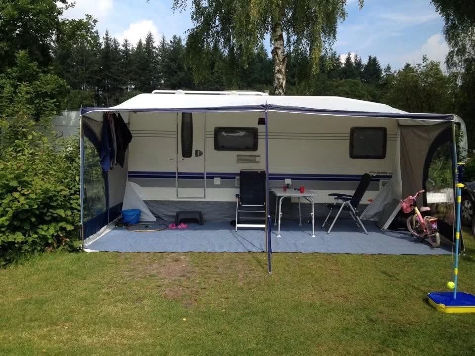 Caravan luifel TenCate  de wit voor hobby 490 of 500, Ophalen, Zo goed als nieuw