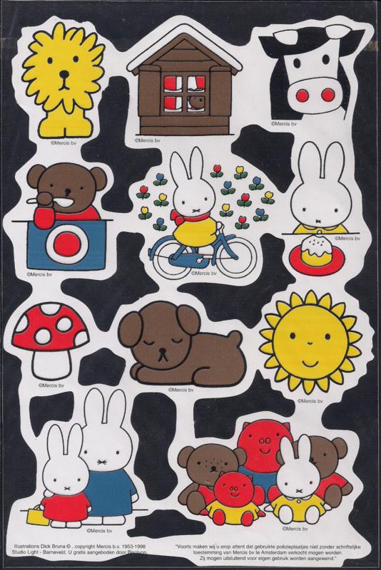 Dick Bruna Nijntje en Snuffie poezieplaatjes, Verzenden