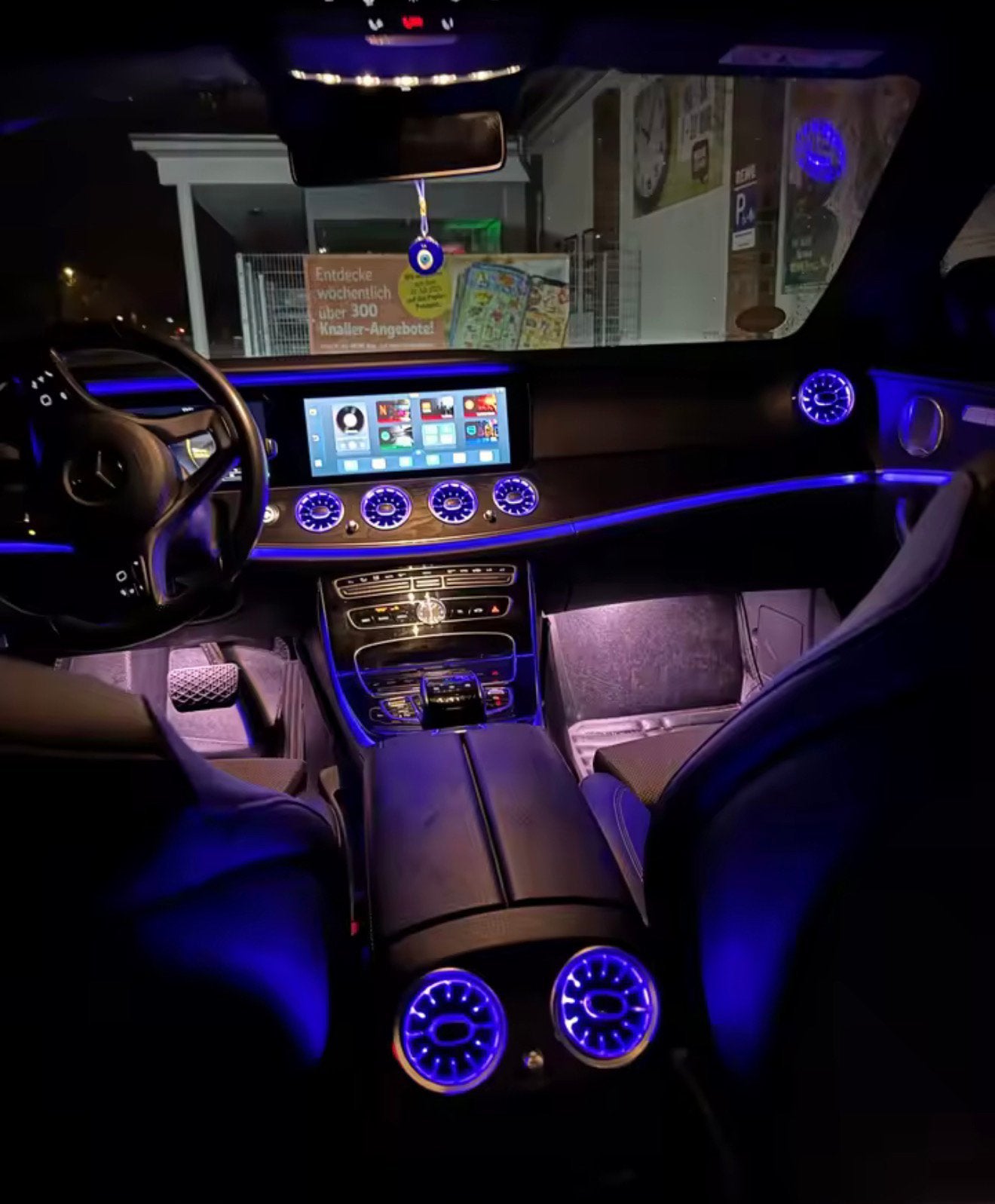 Sfeerverlichting/Led ventilatie openingen voor mercedes benz, Ophalen of Verzenden, Zo goed als nieuw