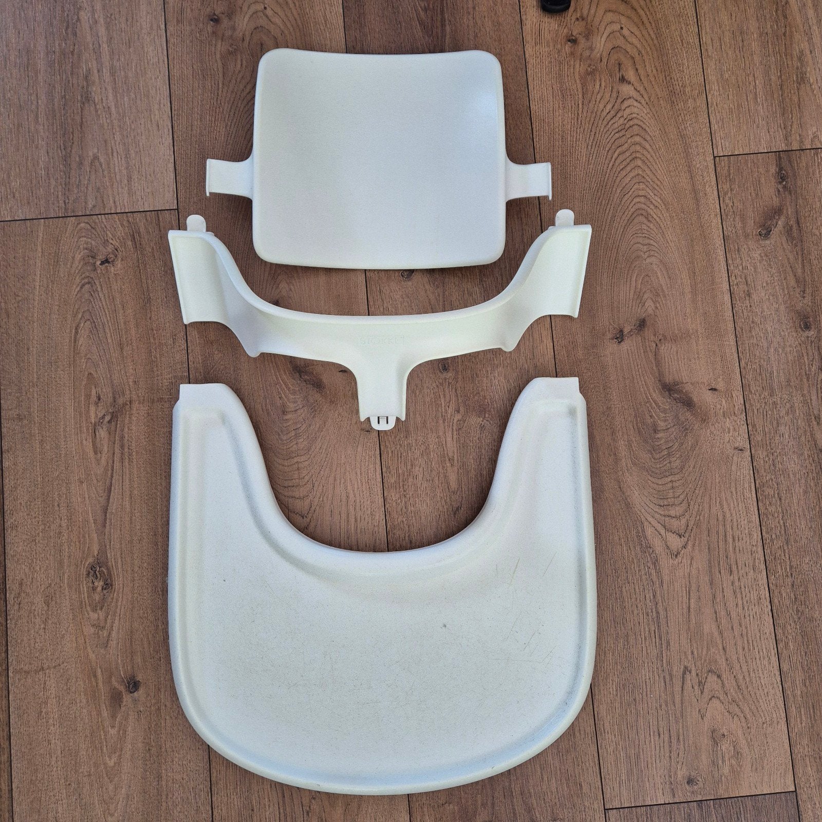 Stokke Tripp Trapp Baby Set V2 (Wit), Ophalen, Gebruikt, Meegroeistoel, Afneembaar eetblad