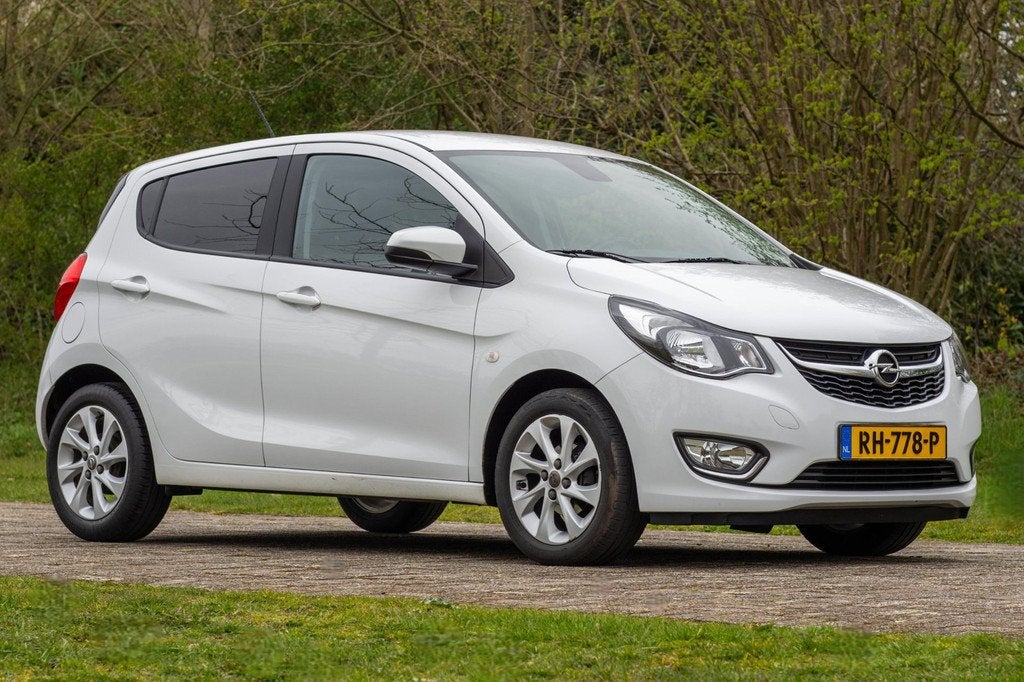 Opel KARL 1.0 ecoFLEX Innovation 62.900 km +NAP NL-auto, Auto's, Opel, 839 kg, Gebruikt, Leder en Stof, Wit