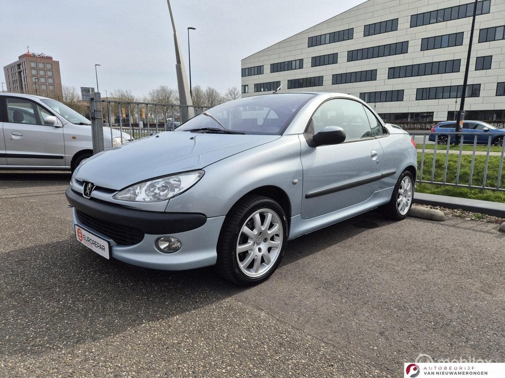 Peugeot 206 CC 2.0-16V, Auto's, Peugeot, Bedrijf, Te koop, ABS, Airbags, Alarm, Boordcomputer, Centrale vergrendeling, Electronic Stability Program (ESP)