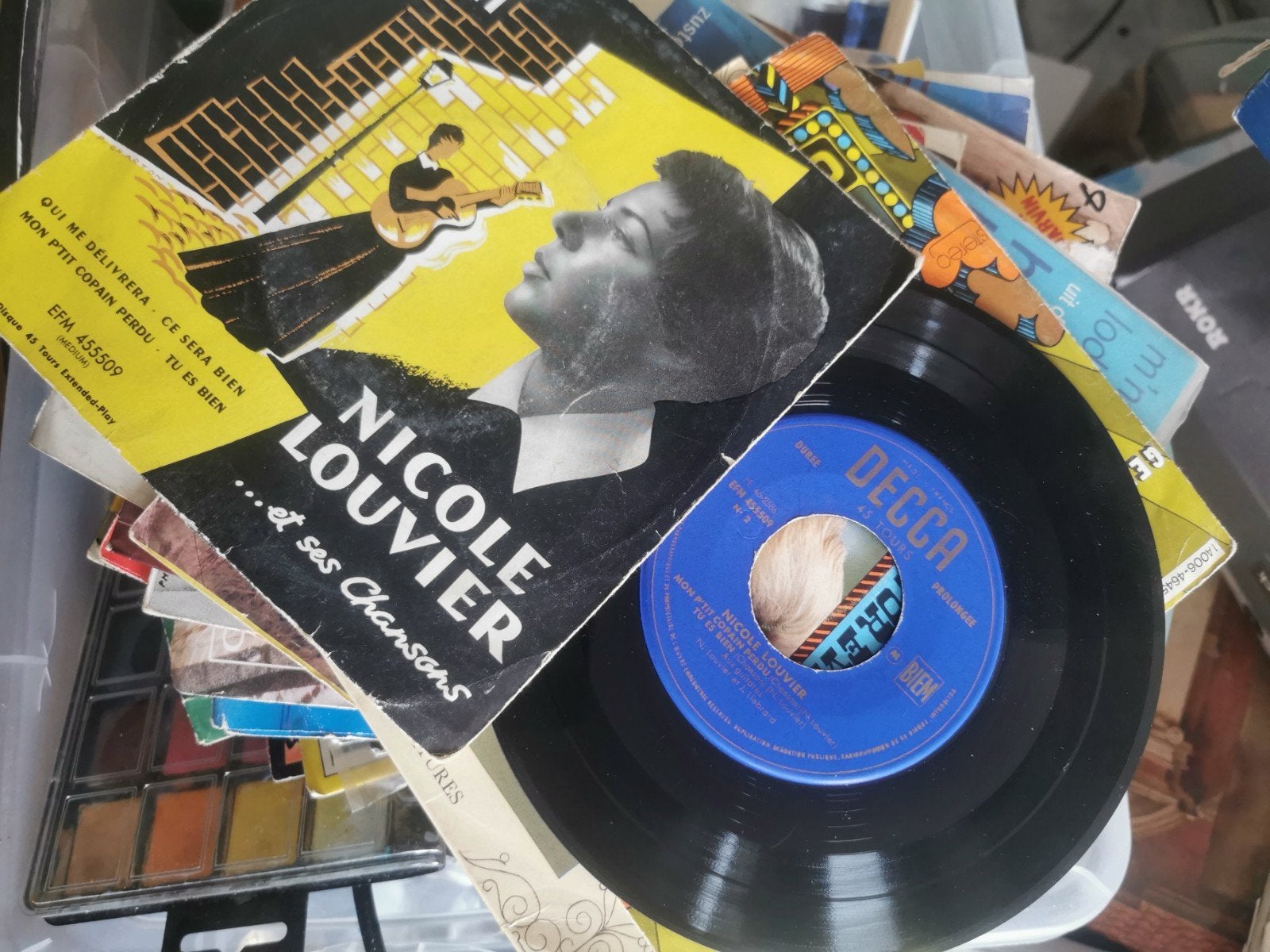 Singles Piraten Pop Ned Engels Instrumentaal Frans., Cd's en Dvd's, Vinyl Singles, Ophalen, Gebruikt, Promo, Overige genres