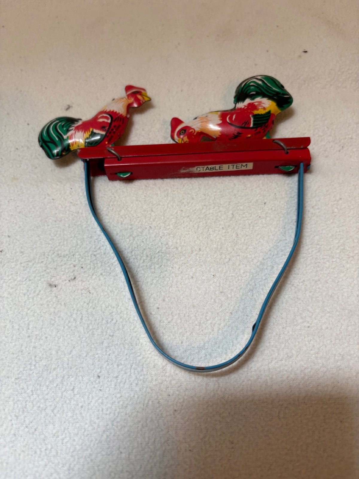 Vintage blikken kippen speelgoed, Ophalen of Verzenden