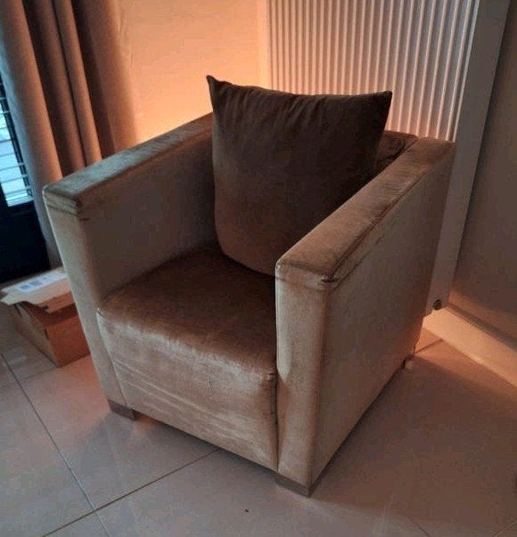 La Cividina fauteuil stoel velvet fluweel stof (eric kuster), Ophalen