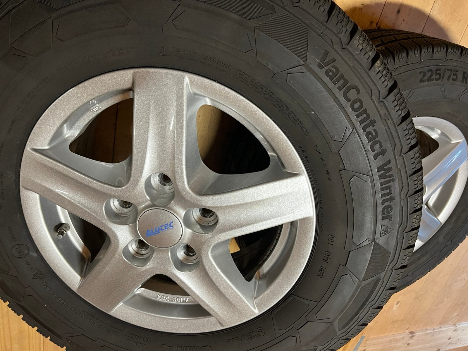 Winterbanden op lichtmetalen velgen maxi chassis fiat ducato, Gebruikt, 16 inch, Banden en Velgen, Winterbanden