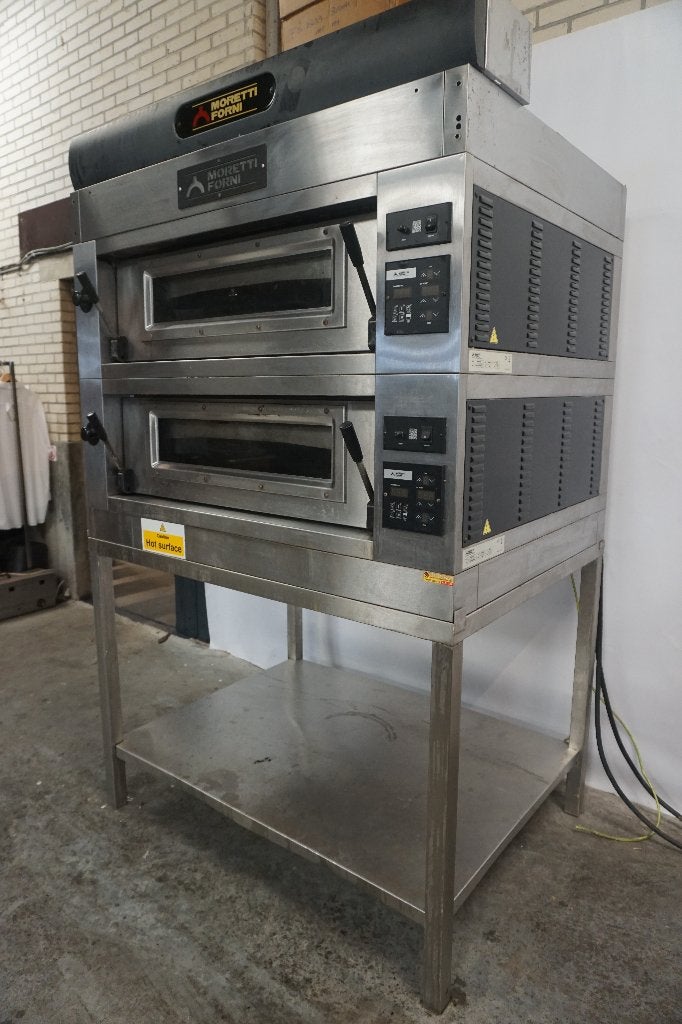 Pizza oven Moretti Forni pizzaoven op RVS onderstel, Ophalen, Gebruikt, Moretti Forni