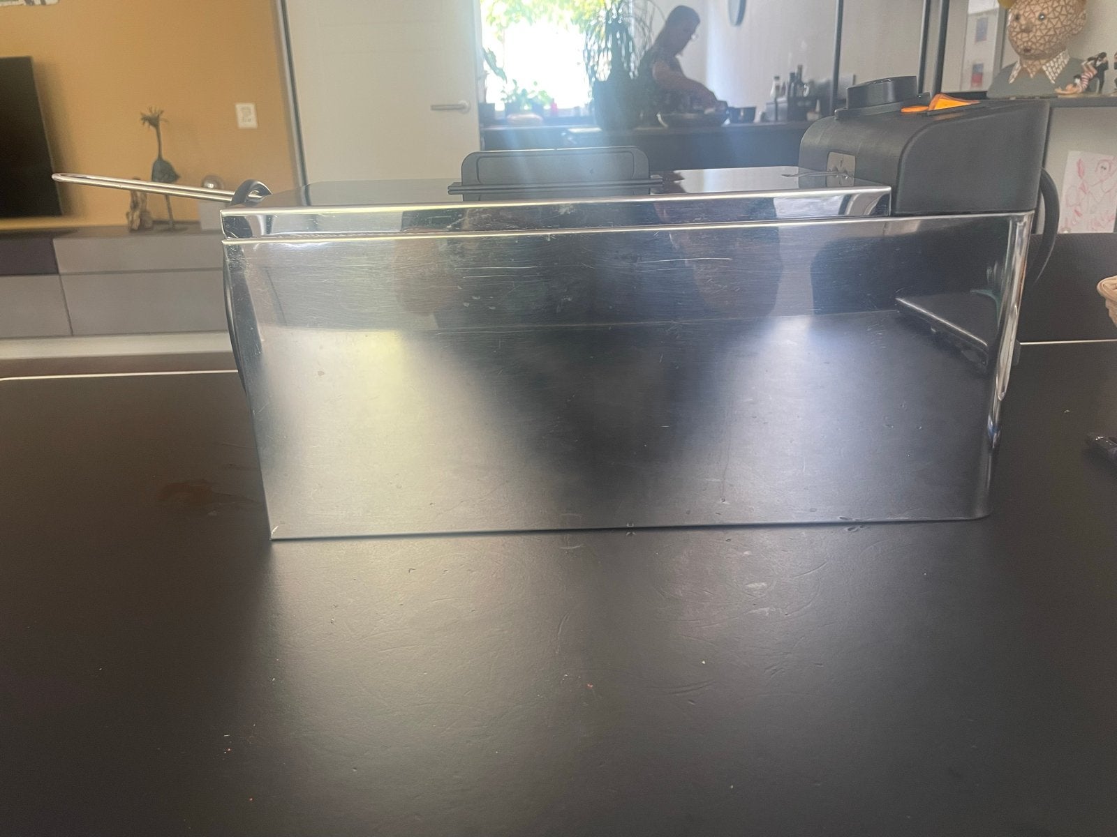 Princess Friteuse - RVS, Uitneembare Pan, 2 tot 3 liter, Ophalen, Gebruikt, Uitneembare binnenpan