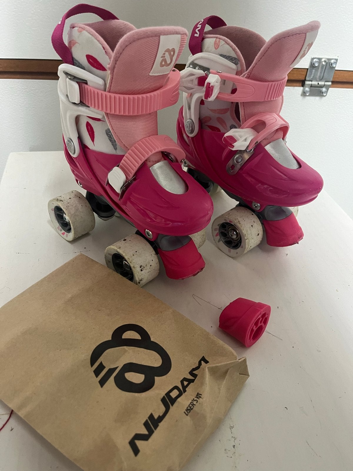 Nijdam rolschaatsen maat 25-28, Kinderen en Baby's, Speelgoed | Buiten | Rolschaatsen, Ophalen, Verstelbaar, Zo goed als nieuw