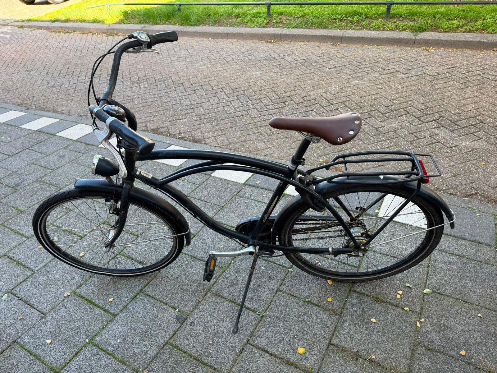 Zwarte stadsfiets, Ophalen, Gebruikt, Overige merken
