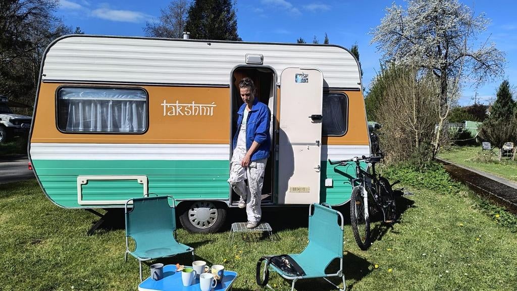Vintage Knaus Comfort 415 - Vierpersoons Caravan, Caravans en Kamperen, Rondzit, Particulier, Knaus, Tot en met 4
