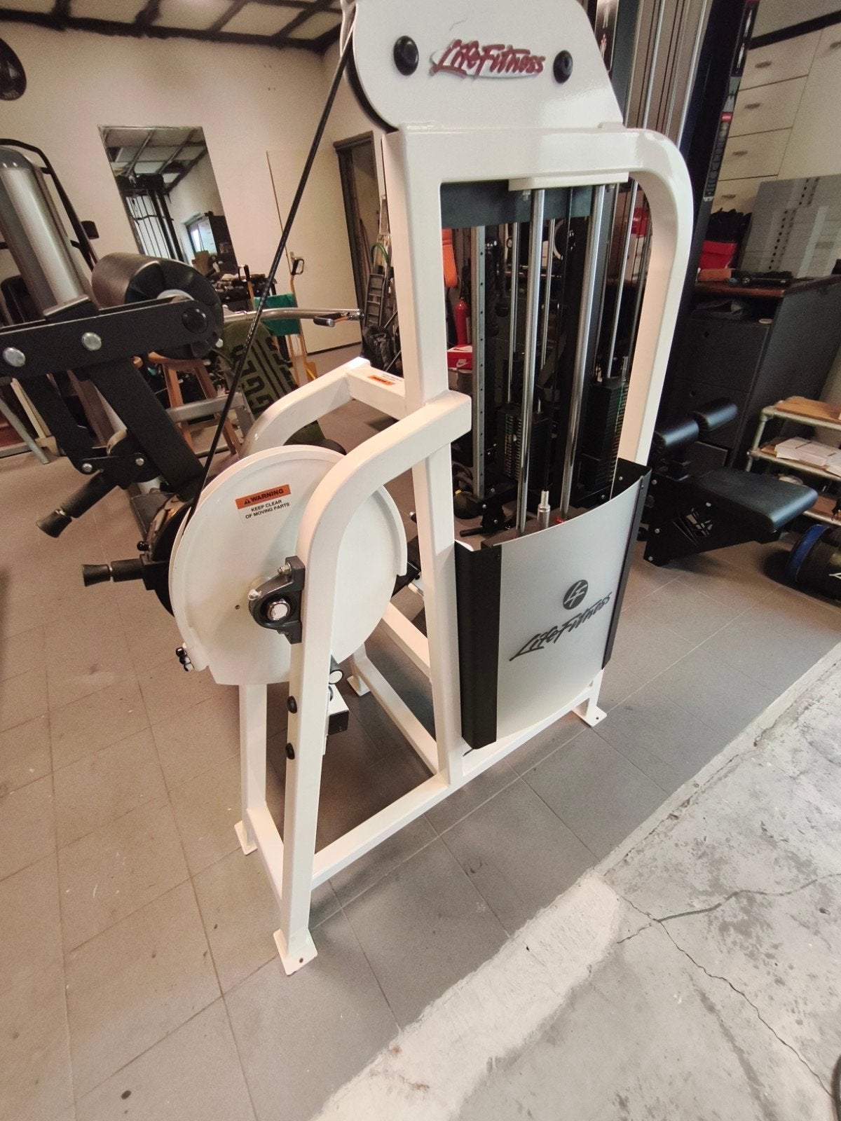 Life Fitness ST25 Low Back Extension 140kg gewichtstapel, Ophalen, Zo goed als nieuw, Krachtstation
