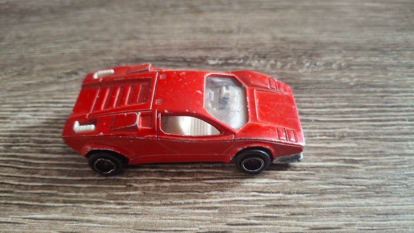 Vintage Majorette Lamborghini Countach, Ophalen of Verzenden, Gebruikt, Auto