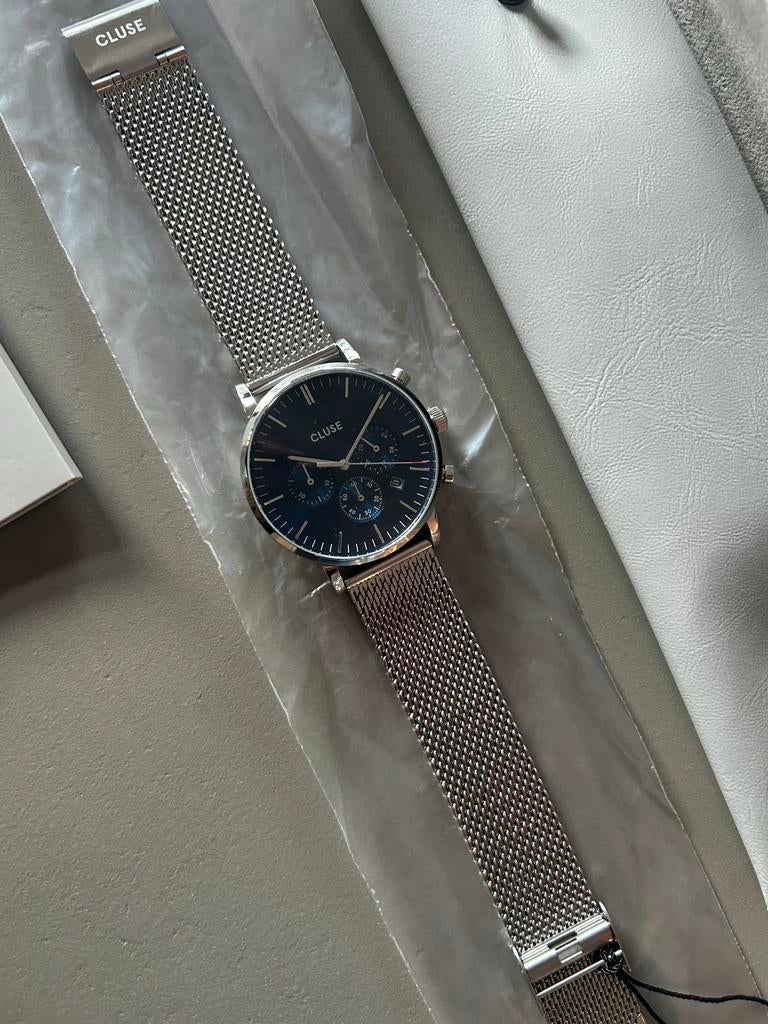 Zilver dames horloge Cluse (NIEUW), Overige merken, Staal, Polshorloge, Nieuw