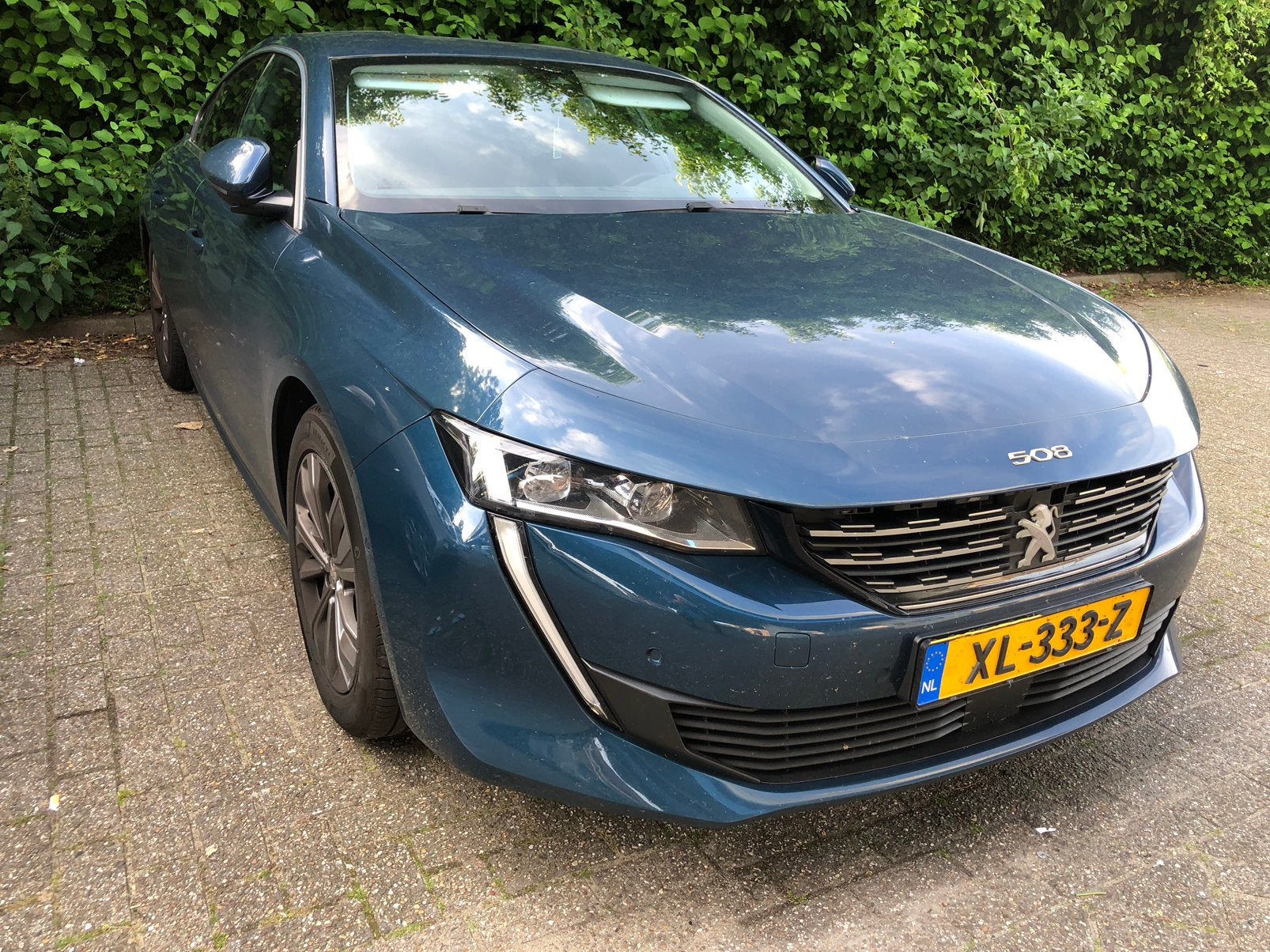 Peugeot 508 1.5 Bluehdi 130pk S&S Eat8 2019 Blauw, Auto's, Peugeot, Euro 6, 4 cilinders, Blauw, Origineel Nederlands