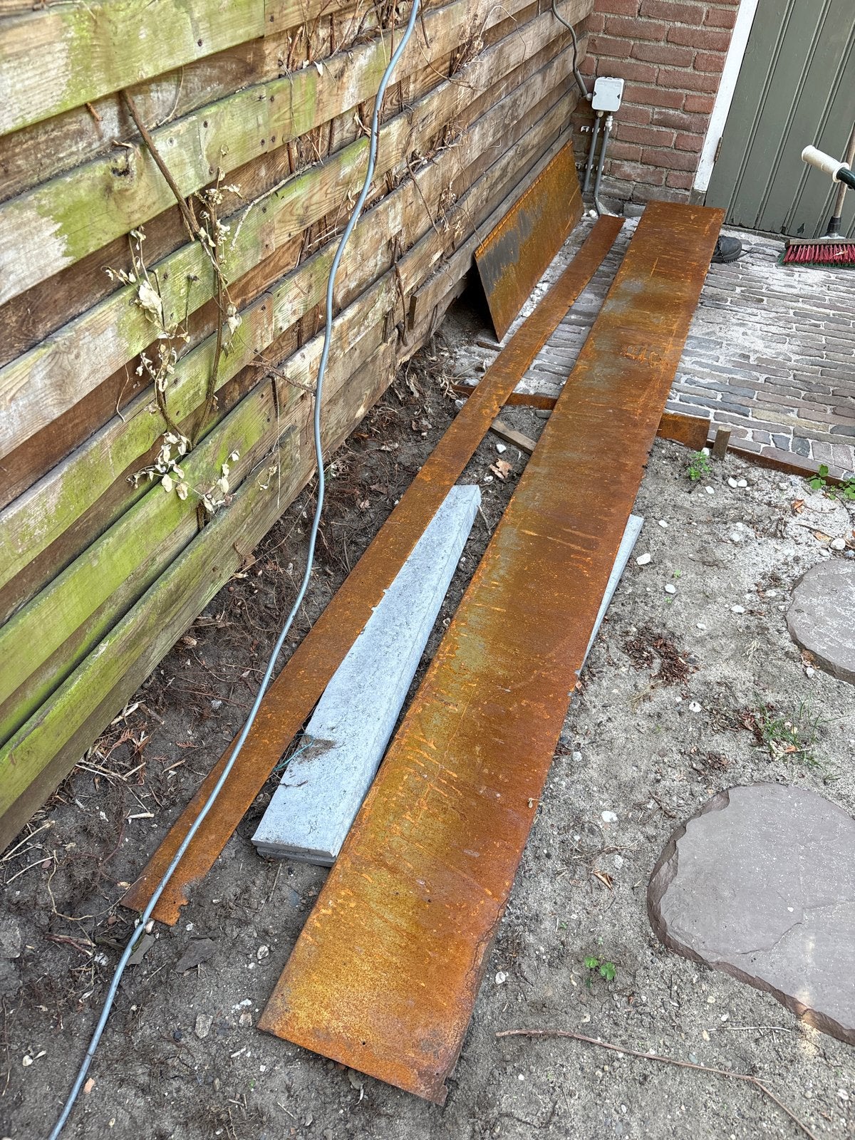 Cortenstaal Forsento borderranden, Ophalen, Overige materialen, Gebruikt, 200 cm of meer