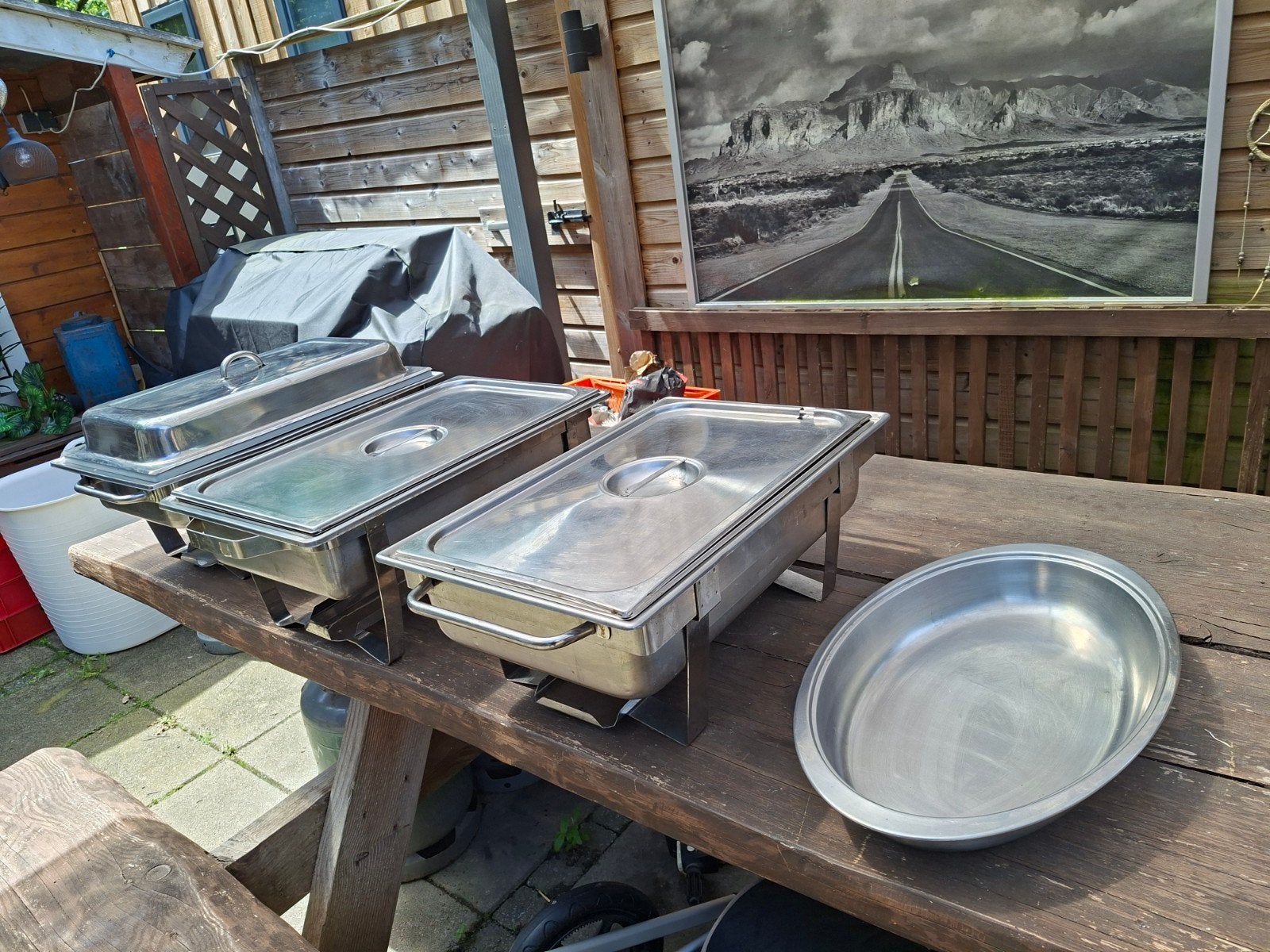 3xChafing Dish te koop, 3 halen/2 betalen, Ophalen, Koelen en Vriezen