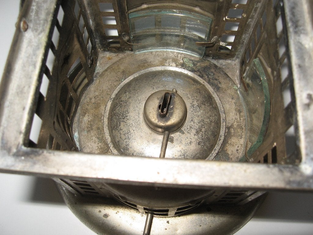 Oud antiek metalen spiritus brander + hengsel €25,-, Ophalen of Verzenden