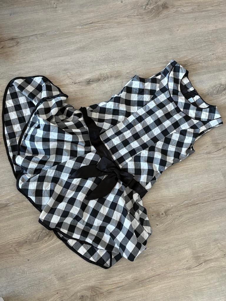 Catherine Cottage Japanse Gingham Jurk Harajuku Stijl Maat S, Kleding | Dames, Zwart, Ophalen of Verzenden, Knielengte, Maat 36 (S)